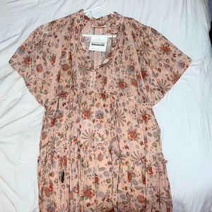 KARLIE Pastel Floral Dress